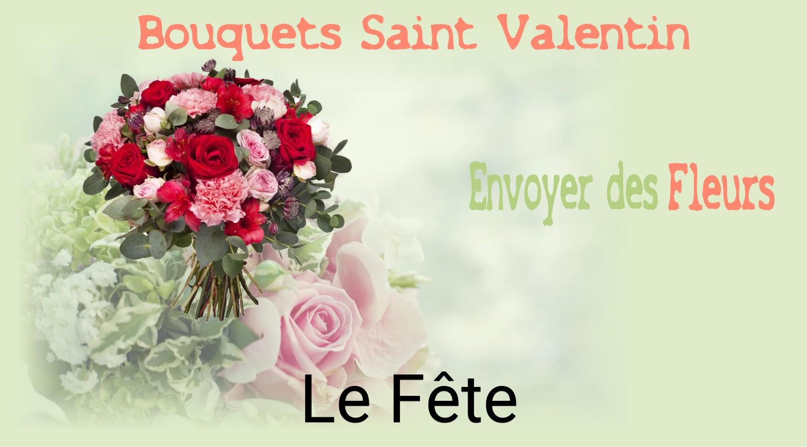 Roses de Saint-Valentin livrées à Le Fête